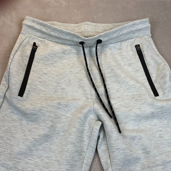 Aeropostale Sweatpants Medium Athletic Joggers Drawstring Heather Gray Pockets - Picture 8 of 10